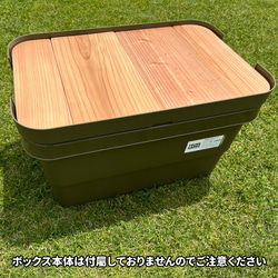 リス【 スタッキング トランクカーゴ 50L専用 天板 】 キャンプ アウトドア テーブル　送料無料 1枚目の画像