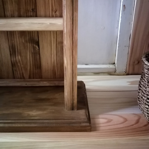 【木製品】一点物 ナチュラル 4段チェスト オープンラック ヴィンテージ 木製品】一点物 ナチュラル 4段チェスト オープンラック ヴィンテージ