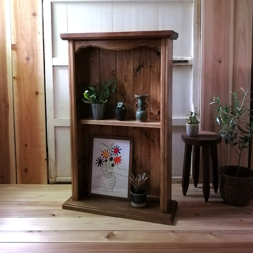 ヴィンテージ ディスプレイ オープンシェルフ チェスト『 Vintage