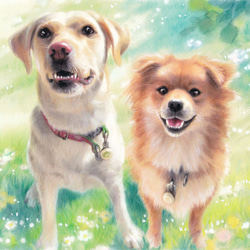 犬（イヌ） 絵画 のおすすめ人気通販｜Creema(クリーマ) 国内
