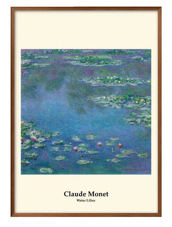 クロード・モネ、青い睡蓮、希少画集画、新品額装付 25年07月19日 (土) 10:00-13:00 | 上野・根津 | クロード・モネ