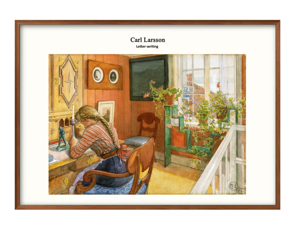 1-3785 ポスター 絵画 A3サイズ『カール・ラーション』アート イラスト