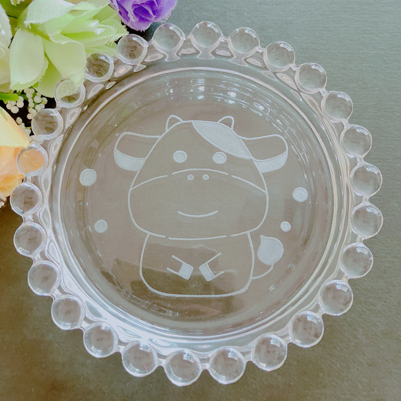 ハンドメイド ガラスリッツェン グラスリッツェン アクセサリー置き 耐熱ガラス食器 グラス コップ 2枚目の画像