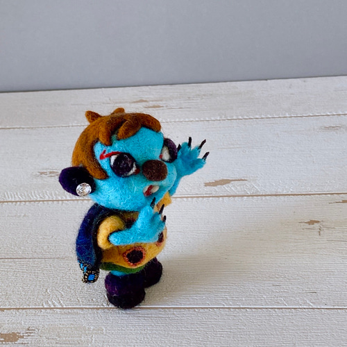 羊毛人形 ドラキュラくん(弟) 羊毛フェルト Howakero（ほわケロ） 通販