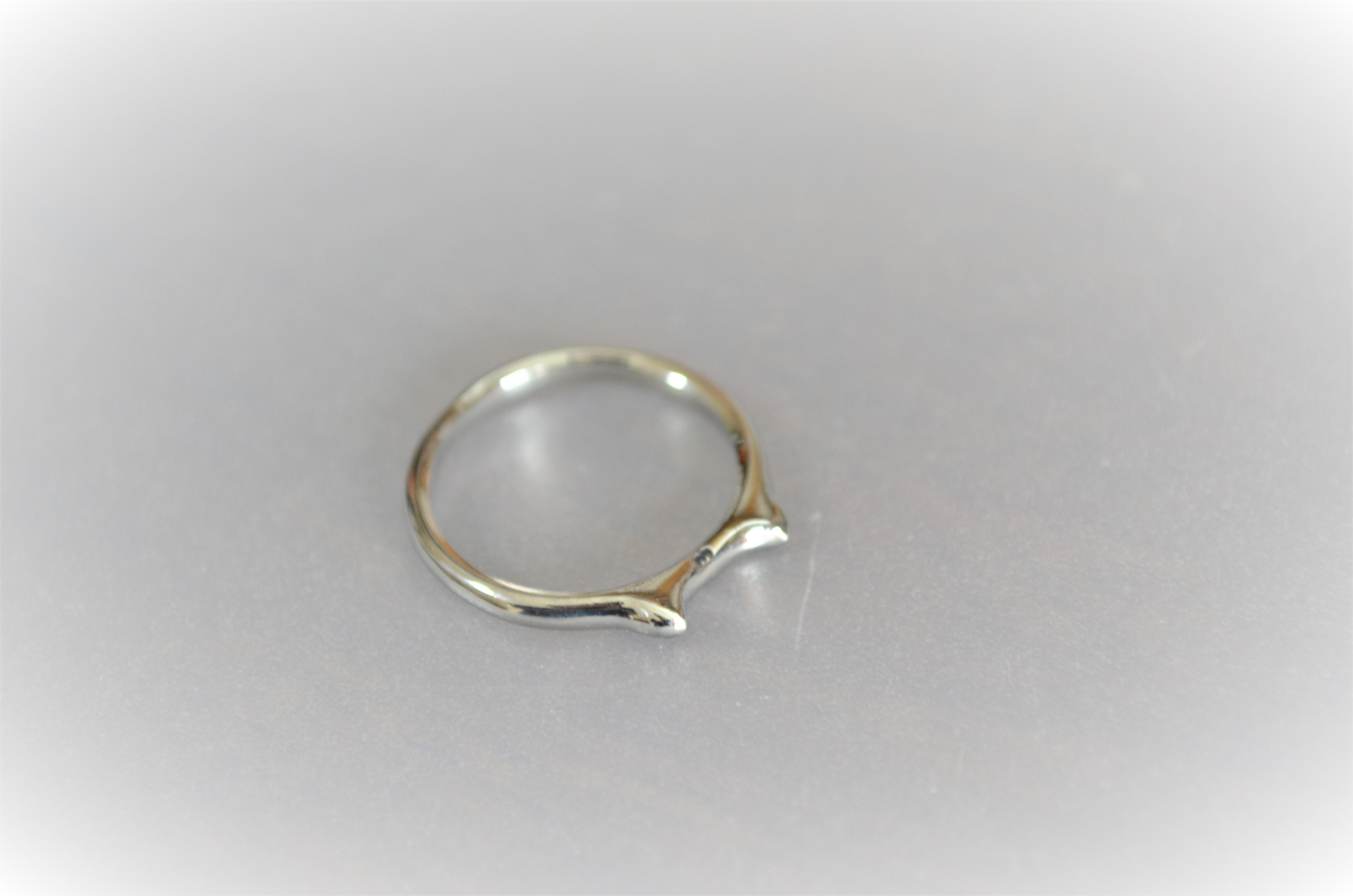 titanium ring・チタンリング・何か小さい耳・8.5号