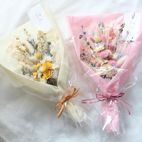 オーダーメイド2点set【ギフト用メッセージタグ付】花束にもなる