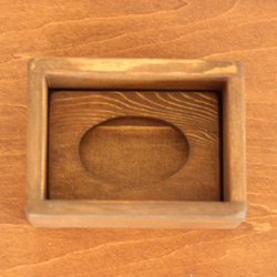 ポケットティッシュケース　卓上　（オークカラー） 6枚目の画像