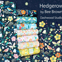 カットクロス Dashwood Studio Hedgerow 1841 Small Floral Yellow 7枚目の画像