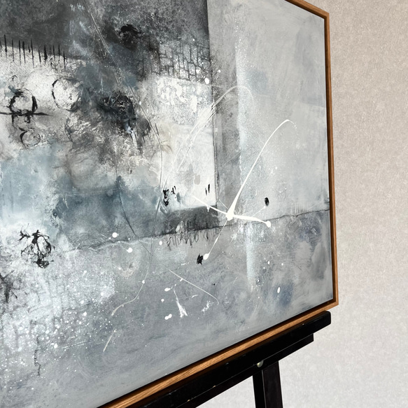 現代アート　70×50㎝　フレーム付き　アート　モダン　絵画　抽象画 