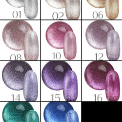 《チップ種類、カラー変更可能》マグネットワンカラーネイルチップ 12枚目の画像