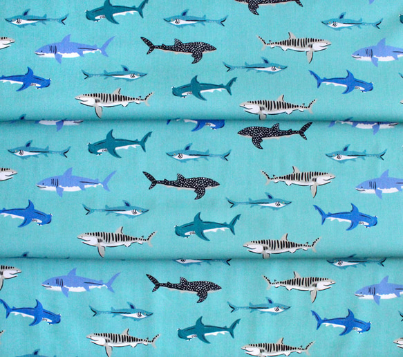 カットクロス Dashwood Studio Aquatic Paradise 2100 Sharks 6枚目の画像