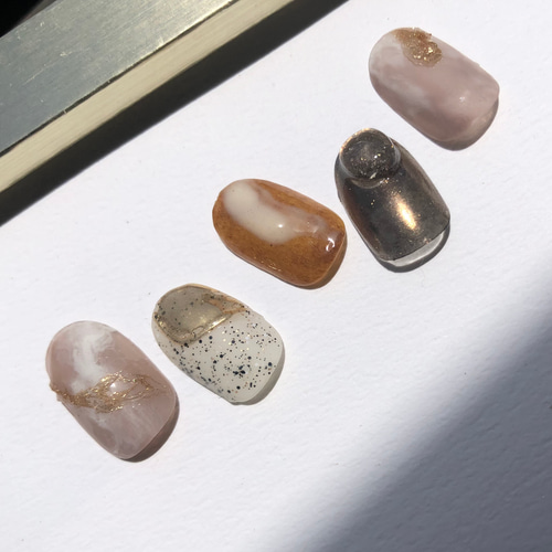 ニュアンス30水彩アート/ニュアンスネイル/ミラーネイル/個性的ネイル  