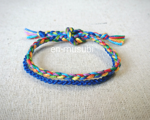 Miin✩.*˚handmade。様　確認用　レインボーミサンガアンクレット 7c1be37c7067ba5e2e0020ca325ae1