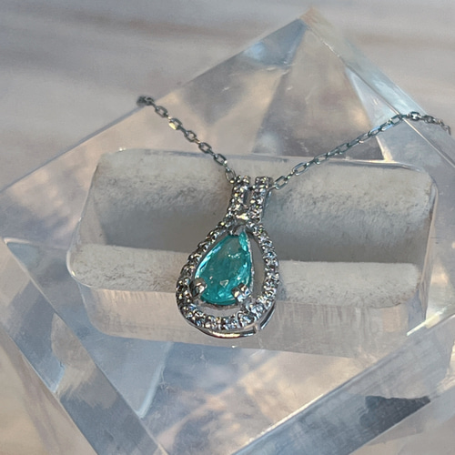 最高級　バイカラートルマリン ダイヤpt900ネックレストップ 最高級バイカラートルマリン ダイヤpt900ネックレストップ