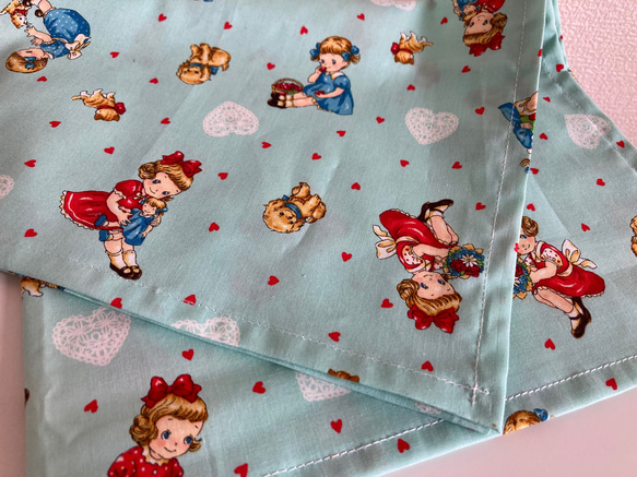 受注製作※送料無料】ハンドメイド 給食ナフキン ランチョンマット 40