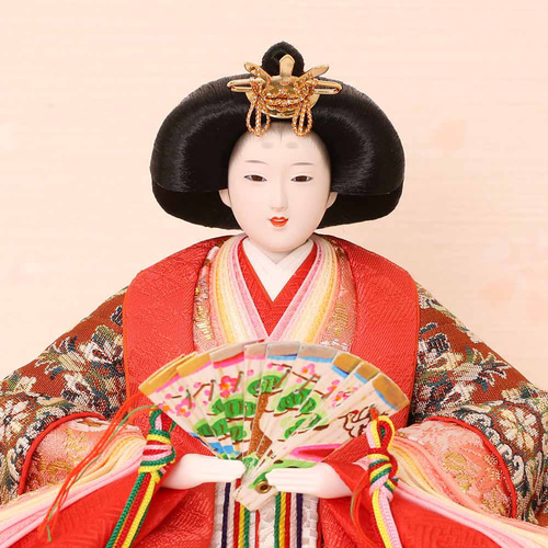 雛人形 新古今雛 小三五親王飾り 正絹帯 桜華 金屏風 工房天祥 雛人形 新古今雛 小三五親王飾り 正絹帯 桜華 金屏風 工房天祥