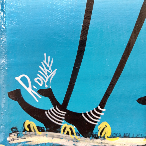 ☆専用商品②『 Masai 5 in blue 』ティンガティンガ by R.Duke 35