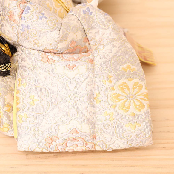 雛人形 新古今雛 小三五親王飾り 正絹帯 桜華 金屏風 工房天祥オリジナル cm 新古今雛 小三五親王飾り