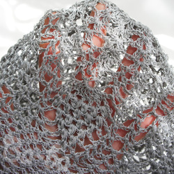 Ba-ba handmade Openwork knitting multi bag No.MB35 第4張的照片