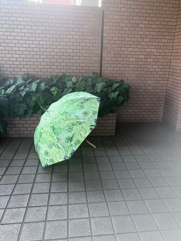 【ワケありな逸品】green bouquetの雨傘 16枚目の画像