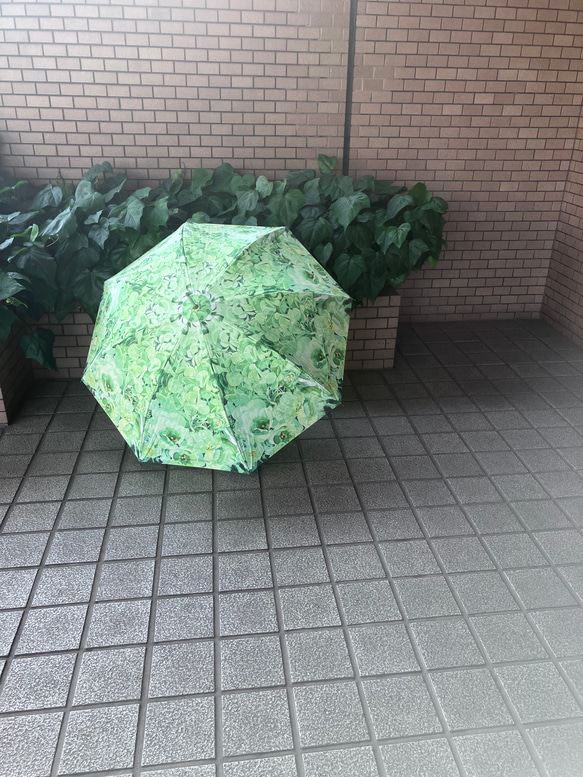 【ワケありな逸品】green bouquetの雨傘 13枚目の画像