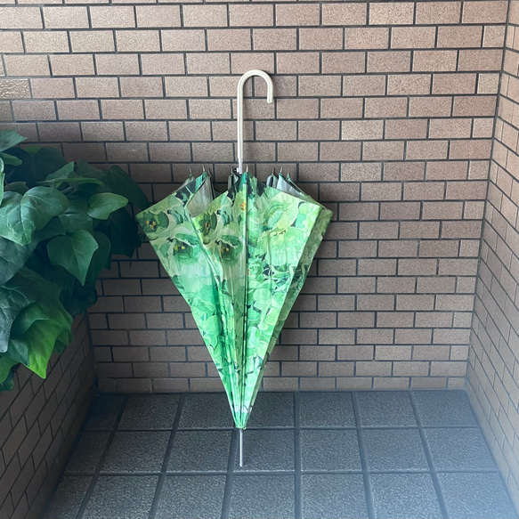 【ワケありな逸品】green bouquetの雨傘 14枚目の画像