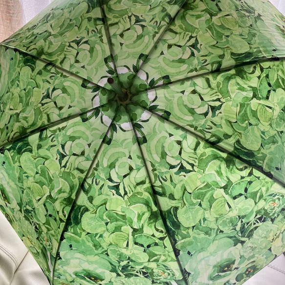 【ワケありな逸品】green bouquetの雨傘 6枚目の画像