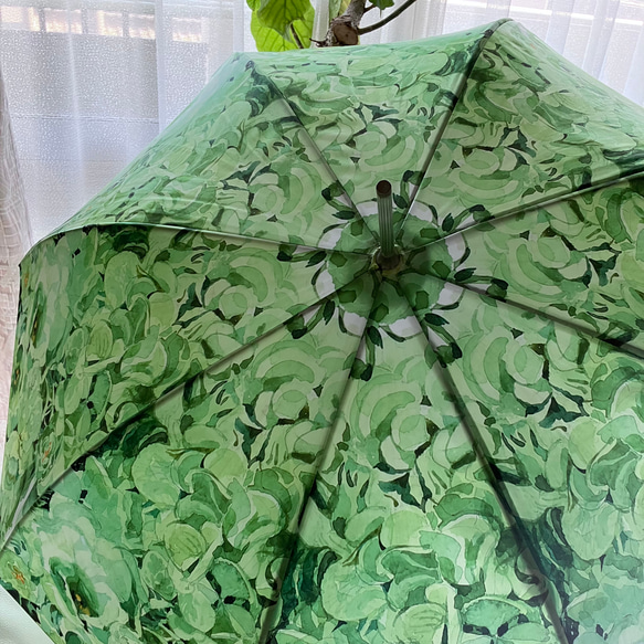 【ワケありな逸品】green bouquetの雨傘 5枚目の画像