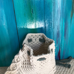 Macrame bucket bag♡ 4枚目の画像