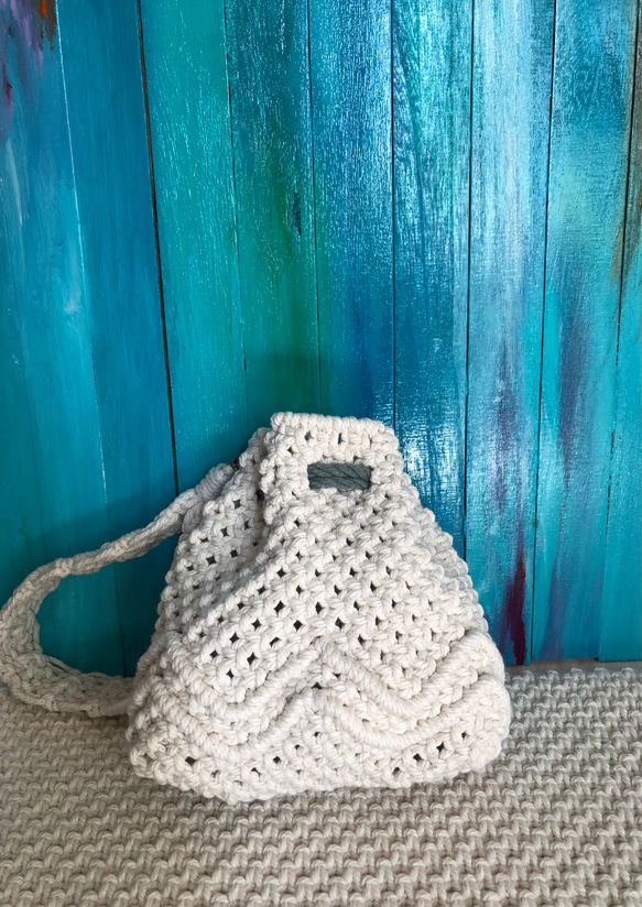 Macrame bucket bag♡ 2枚目の画像