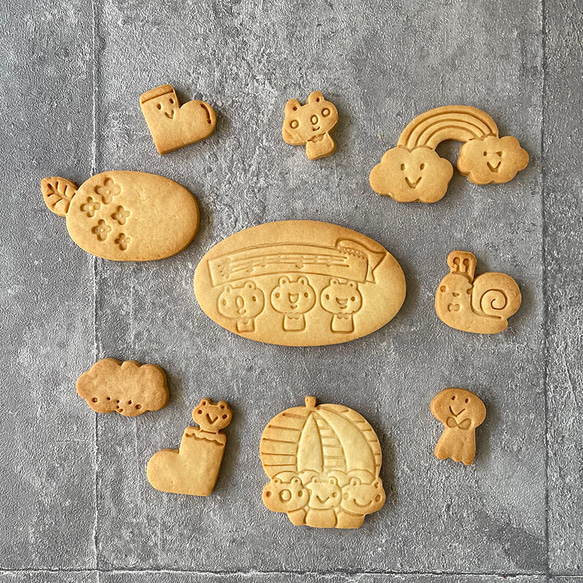 レインボー　クッキー型（スタンプ付き） 4枚目の画像