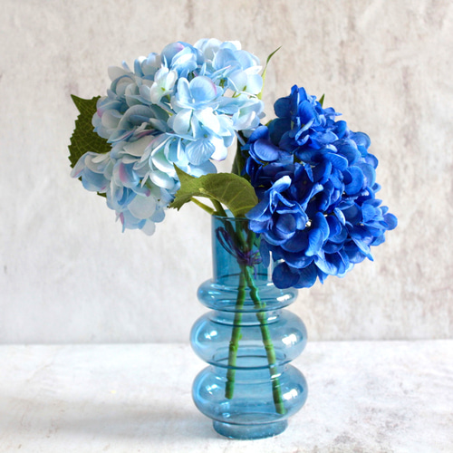 花瓶造花草フラワーベース紫陽花