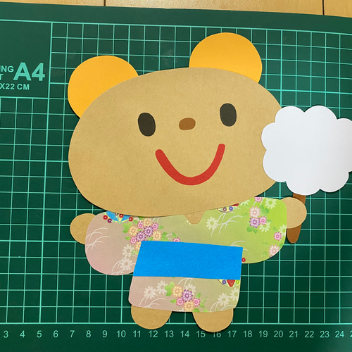 夏の壁面飾り お祭り 夏祭り 7月 8月 その他アート misa☆壁面