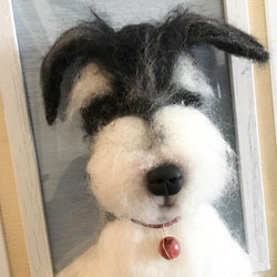 ヨーキーちゃん✩参考用✩羊毛フェルト ヨーキーちゃん✩参考用✩羊毛フェルト