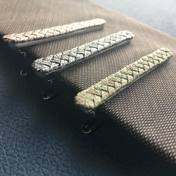 クラフトバンドのネクタイピン tie clip B【送料無料】 4枚目の画像