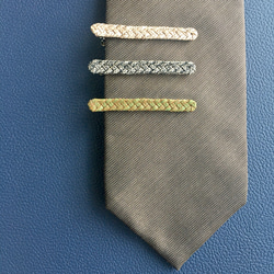 クラフトバンドのネクタイピン tie clip B【送料無料】 3枚目の画像