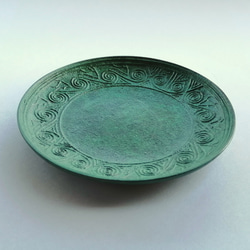 「遊魚紋青銅皿」　茶托や香皿、飾り皿に 4枚目の画像