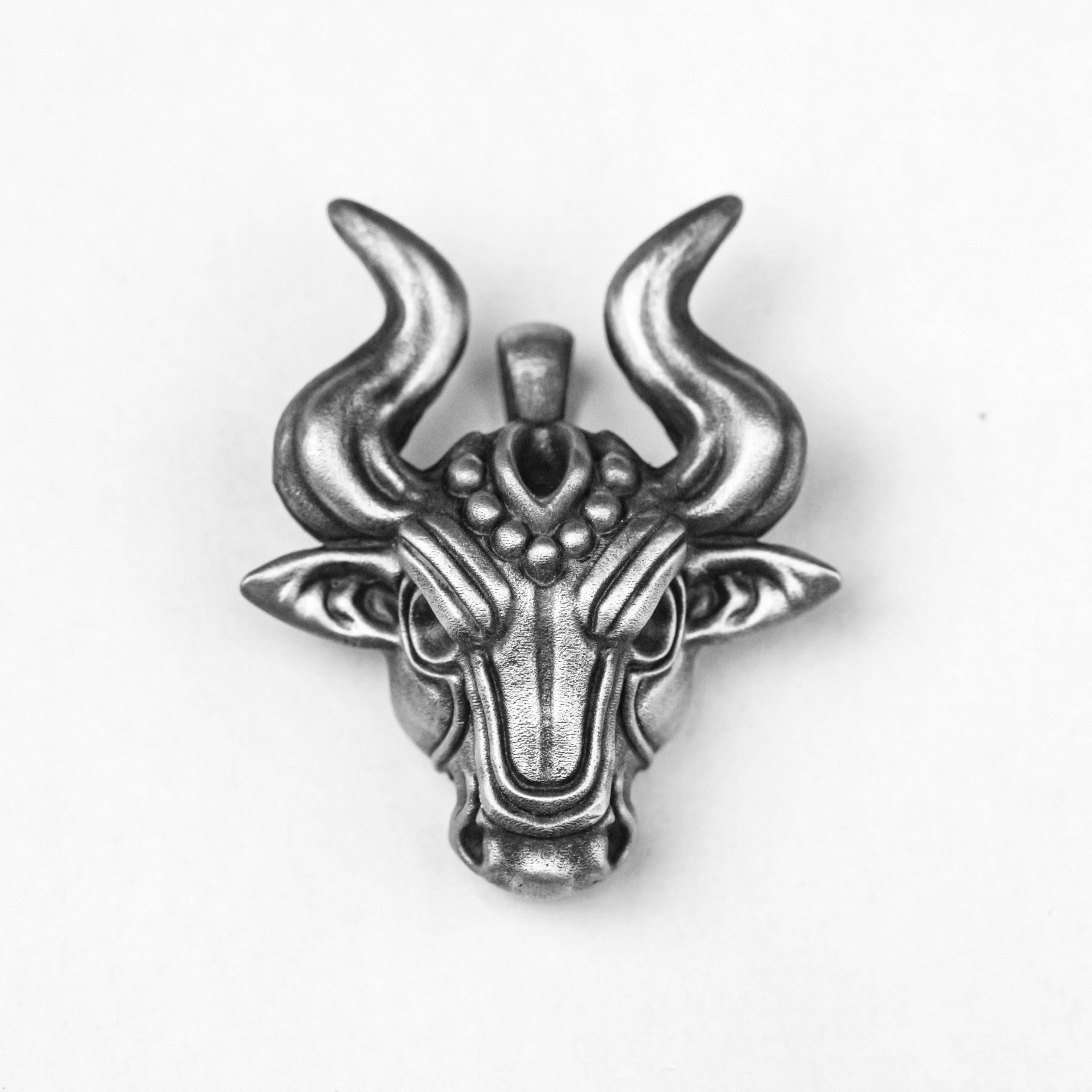 シルバー925 牛 ペンダント 約3.2cm