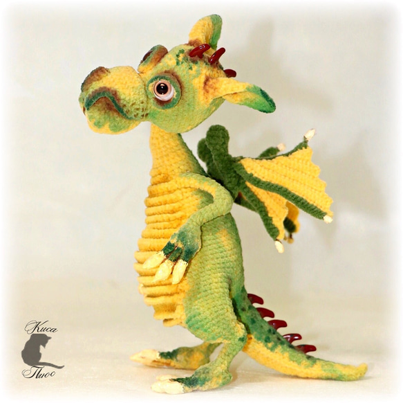 ☆送料無料☆あみぐるみのドラゴン-2 あみぐるみ kisaplus 通販