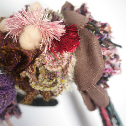 【個性的】糸による花々のヘッドドレス Peking Opera 7枚目の画像