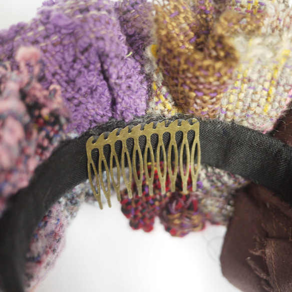 【個性的】糸による花々のヘッドドレス Peking Opera 9枚目の画像