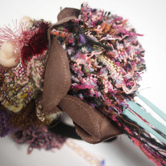 【個性的】糸による花々のヘッドドレス Peking Opera 8枚目の画像