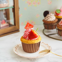 苺のカップケーキメモスタンド 9枚目の画像