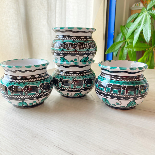 植木鉢　染付　骨董 明治時代の染付植木鉢を買取｜静岡県伊豆市にて骨董品を出張買取