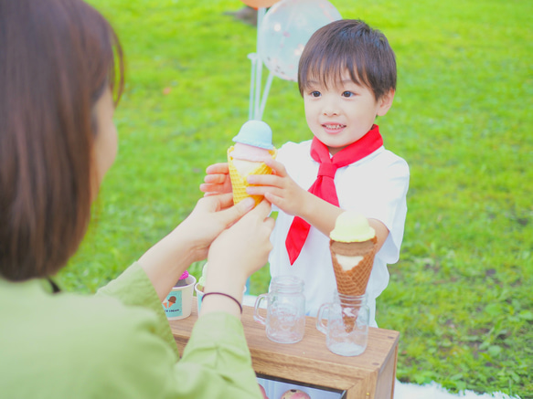 《2ヶ月待ち》おもちゃのアイス屋さんごっこ　ショーケース無しVer 7枚目の画像