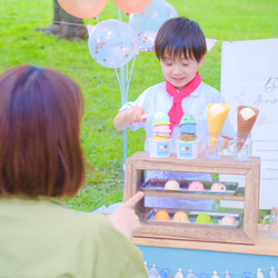 《2ヶ月待ち》おもちゃのアイス屋さんごっこ　ショーケース無しVer 1枚目の画像