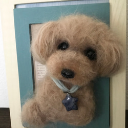 ヨーキーちゃん✩参考用✩羊毛フェルト ヨーキーちゃん✩参考用✩羊毛フェルト