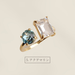 【サイズ調整可能 リング】指輪 フォークリング 大人カラー ニッケルフリー ゴールド ご褒美 上品 プレゼント 12枚目の画像