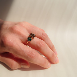 【サイズ調整可能 リング】指輪 フォークリング 指輪 大人カラー ニッケルフリー ゴールド ご褒美 母の日 プレゼント 11枚目の画像