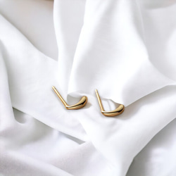 ピアス レディース 18K アレルギー対応 小さめ シルバー ゴールド 雫 しずく ティア ドロップ 仕事 プレゼント 6枚目の画像